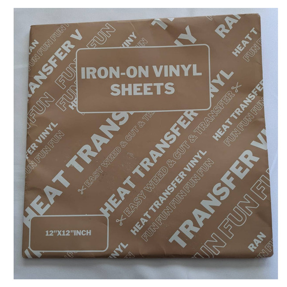 2 Packs x 8 sheets Copper Orange Glitter HTV Heat Transfer Vinyl Bundle - Picture 6 of 6